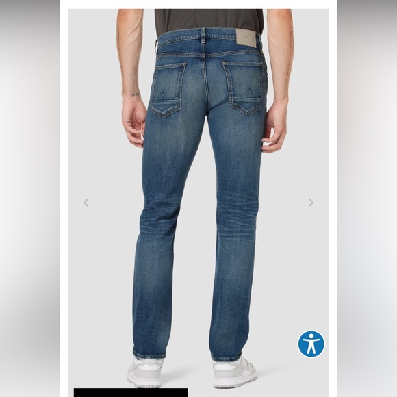 Hudson, new condition, Blake Slim Straight Jean, 34, zip fly, Unseen wash - Picture 3 of 11